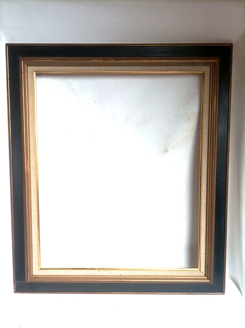 Cadre Toile Art Doré 40x30 Cm - Jaber Dart - Feuille D'or