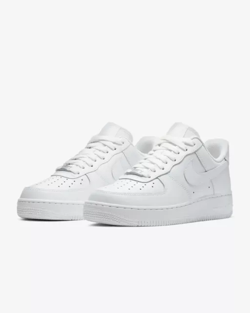 NK AIR FORCE 1 sneakers uomo scarpa da ginnastica total white 37.5 39 43 44 45