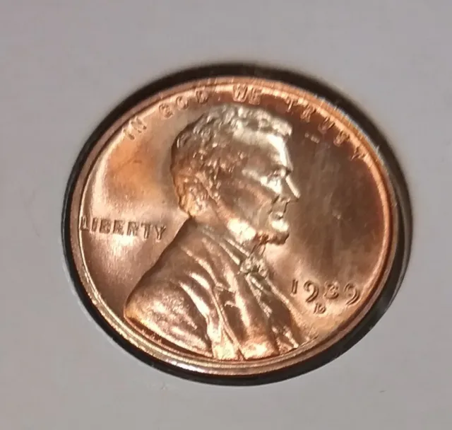 1939 Lincoln Wheat Cent  D - BU - Uncirculated