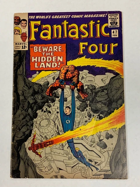 FANTASTIC FOUR Vol. 1 #47 Marvel Comics 1966 3rd Appearance Inhumans VG