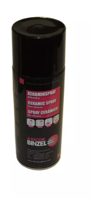 Binzel Ceramic Protection Spray - Aerosol can 400ml - NO Silicone x 2 CANS