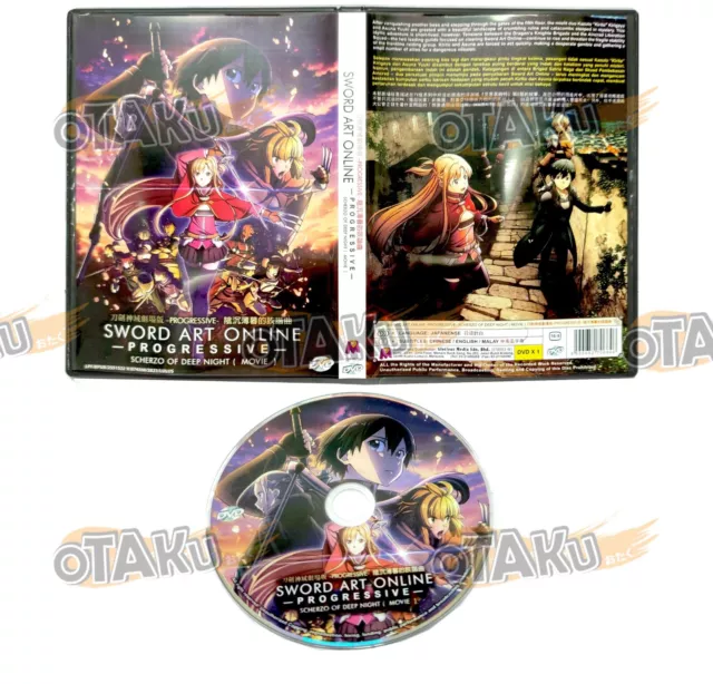 ANIME DVD SWORD ART ONLINE MOVIE:PROGRESSIVE-SCHERZO OF DEEP NIGHT *ENG SUB*