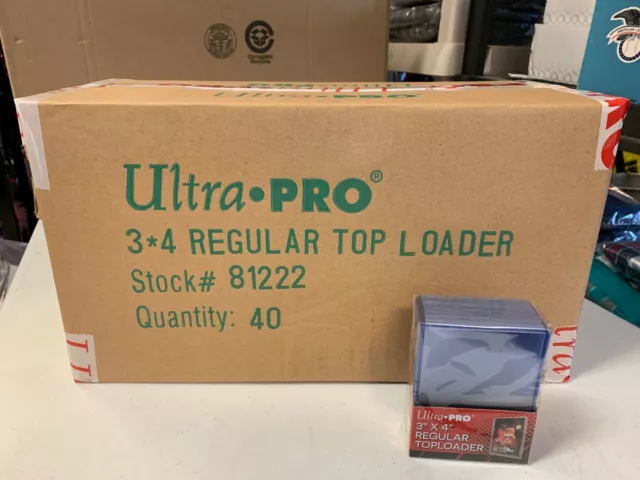 1000 Ultra Pro Regular 3x4 Toploaders Estuche Sellado Totalmente Nuevo Top Loaders 81222