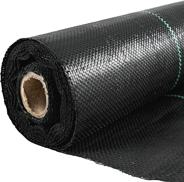 Telo Pacciamatura Nero 105 Cm - 100 Mt, 100 Gr/mq, Antialga, Anti Erbacce, Permeabile