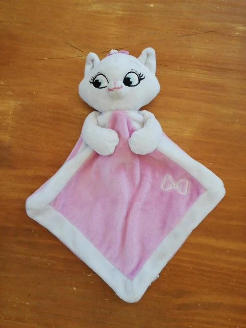 O Doudou Nicotoy Simba Toys Disney Chat Marie Les Aristochats Noeud Blanc Rose