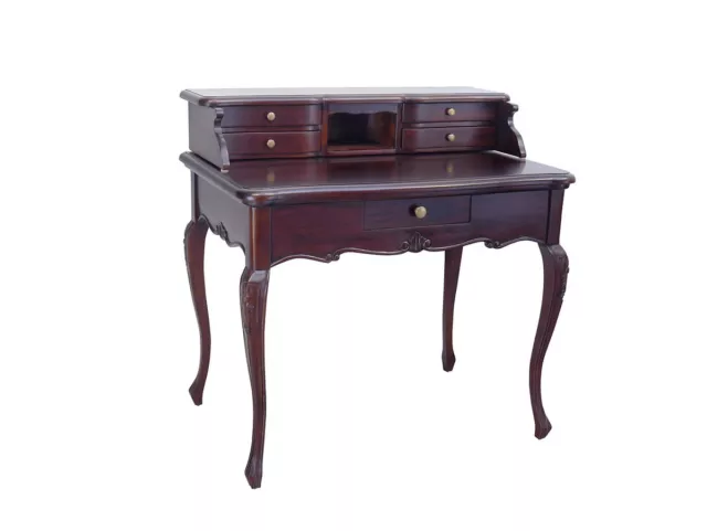 Schreibtisch Damenschreibtisch Büromöbel im Rokoko Stil Massivholz (2324)