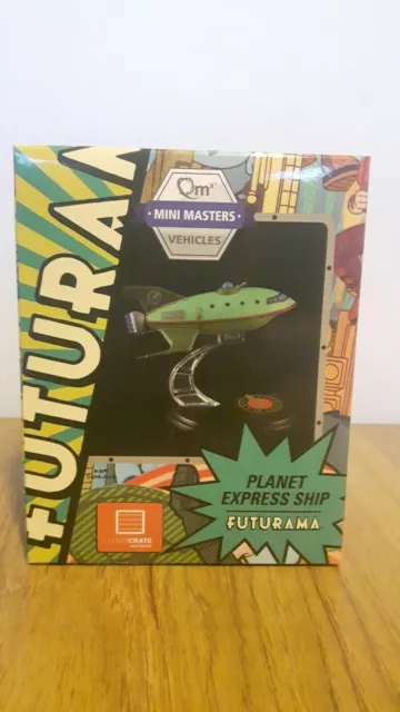 Loot Crate FUTURAMA Planet Express Ship Q-Fig Qmx Mini Masters Vehicles.