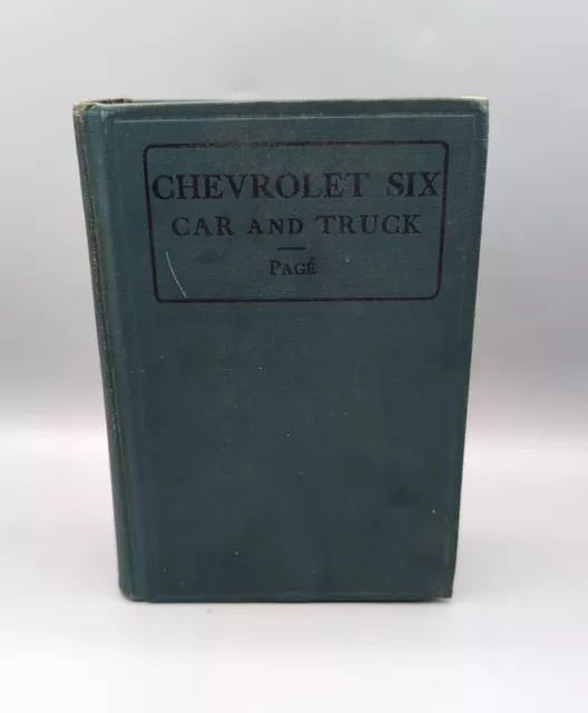 Chevrolet Six Car & Truck Manual for Models 1931-1940 Book Repair Page Henley