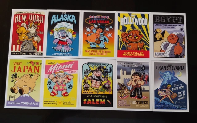 2023 Topps Garbage Pail Kids Go on Vacation Travel Stickers Inserts you choose