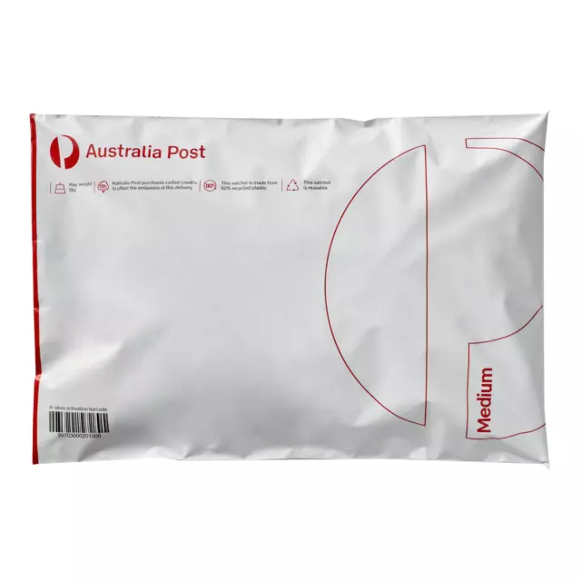 Australia Post MyPost Business Flat Rate Satchel Medium – 100 Pack