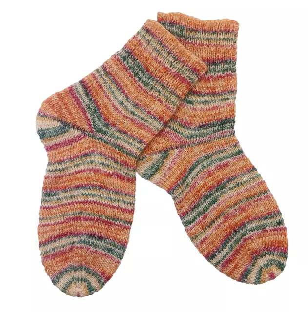 Warm Socks Hand Knitted Warm Woolen Traditional Women Men
