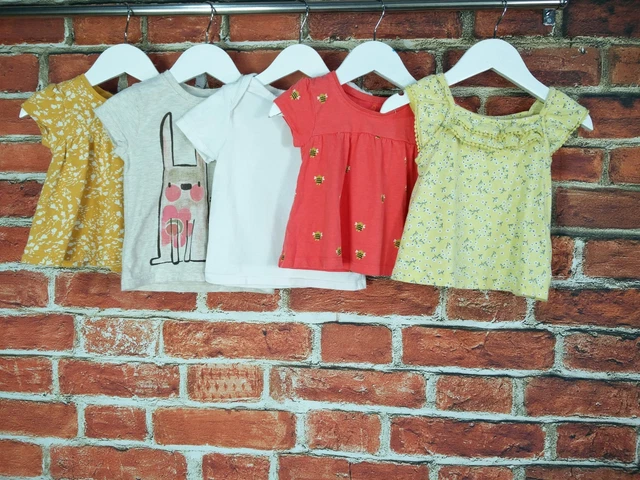 Baby Girl Bundle Aged 12-18 Months Next Mothercare Etc T-Shirt Top Set Bees 86Cm