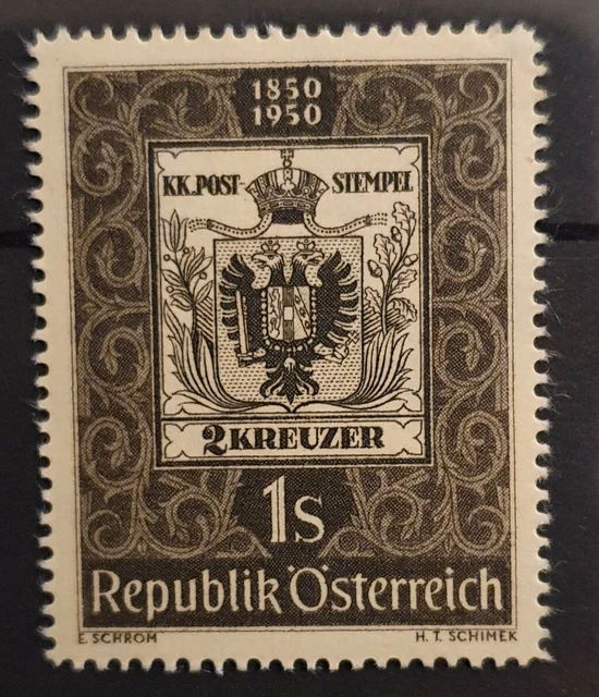 1950, 100 Jahre österreichische Briefmarke, ANK 962, postfrisch **