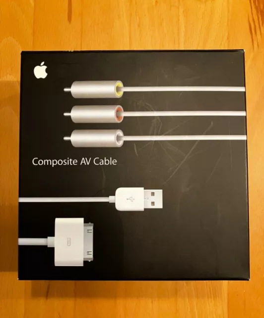 Apple iPod Composite AV Cable MB129ZA/B iPod, iPhone  ORIGINAL Verbindungskabel