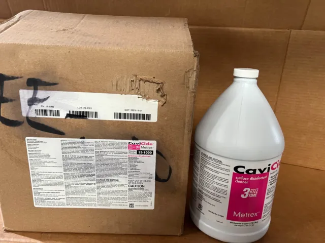 CaviCide Surface Disinfectant Cleaner 4 Gallon -Metrex Dental Medical Vet