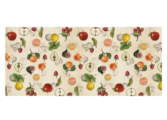 Tappeto Runner Antiscivolo Passatoia Cucina Antimacchia Modello Passion Fruit