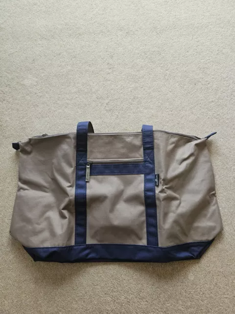 SAMSONITE CANVAS YACHT Travel Tote Bag Foldable Beige Navy Large 24 13.00 PicClick UK