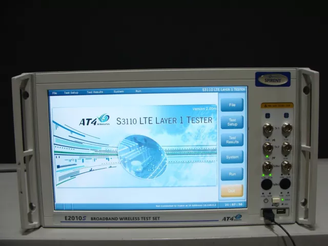 Spirent E2010S AT4 CS8 Breitband Kabellos 4G Test Set Keysight T2010A MIMO1Cell