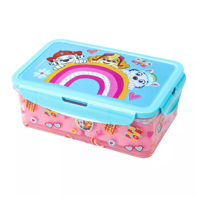 Paw Patrol Kids 1190ml Rectangular Lunch Bento Food Box Container Compartments