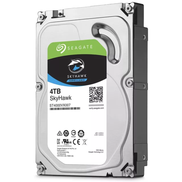 Seagate Skyhawk 4To Disque Dur 3.5" 4 To 64 Mo Serial Ata 6 Gb/S Pour Vidéosurve