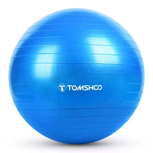 45cm/55cm/65cm/75cm Thickened Yoga Ball with Foot Pump for Stability D7T5