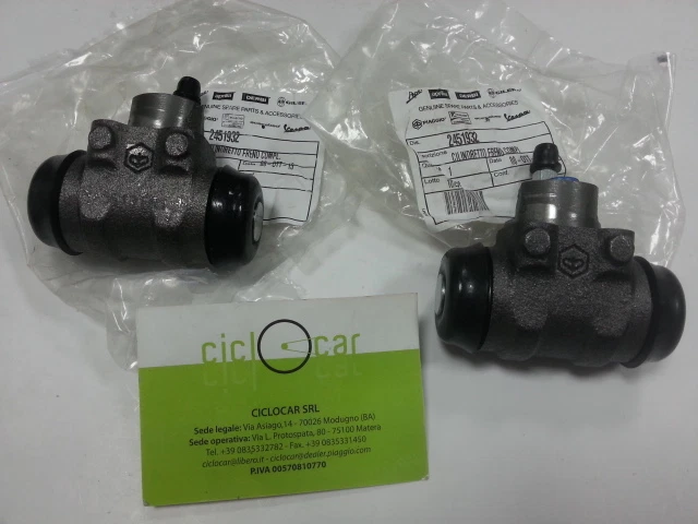 Cilindretto Freno Anteriore Originale Piaggio Ape TM 703 - Ricambio Officina - Foto 5