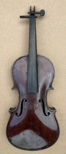 Old Violin Unmarked With No Label  - House Clearance - Fresh To Market