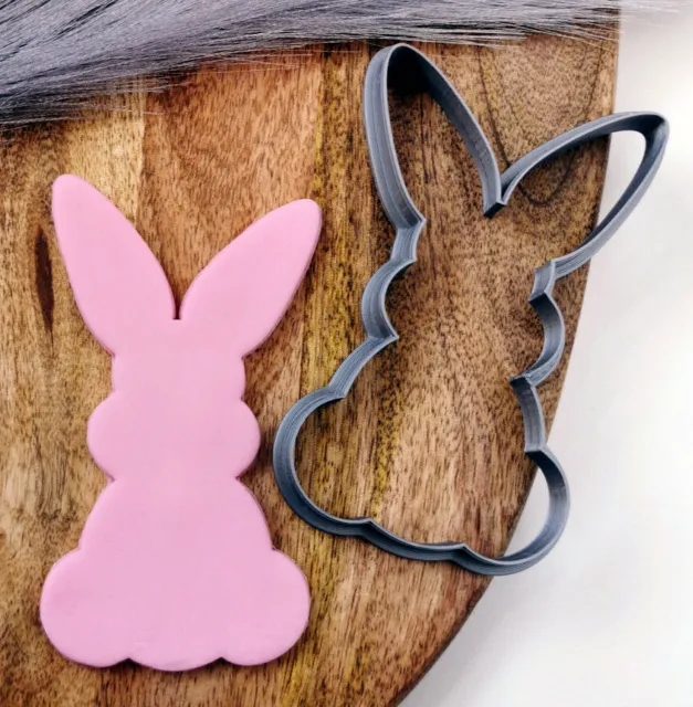 Bunny Rabbit Cookie Cutter, Easter Biscuit Dough Fondant Cutter