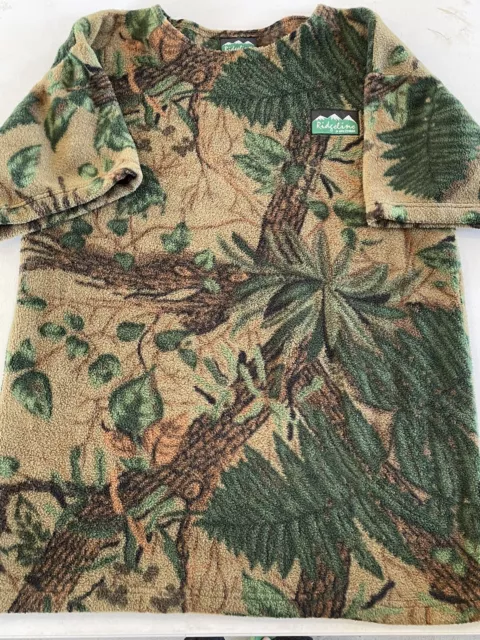 Ridgeline of New Zealand Buffalo Camo Short Sleeve Fleece Top Size Medium