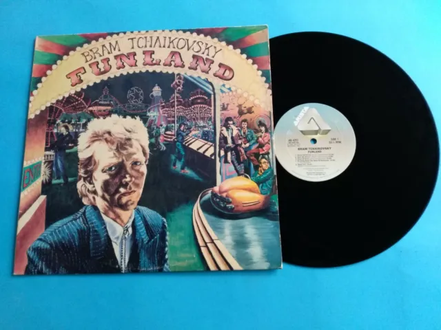 Bram Tchaikovsky "Funland" Lp Vinyl 1981 Arista Records Ab 422 Usa