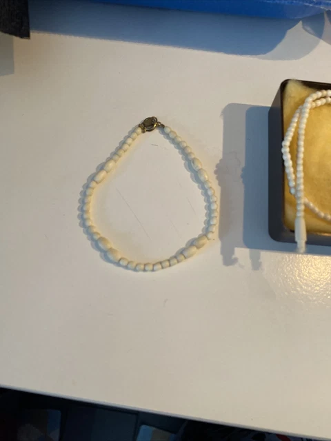 Collier Ras-du-cou Vintage Vert Perles Plastique Scintillantes – Super état, 40cm