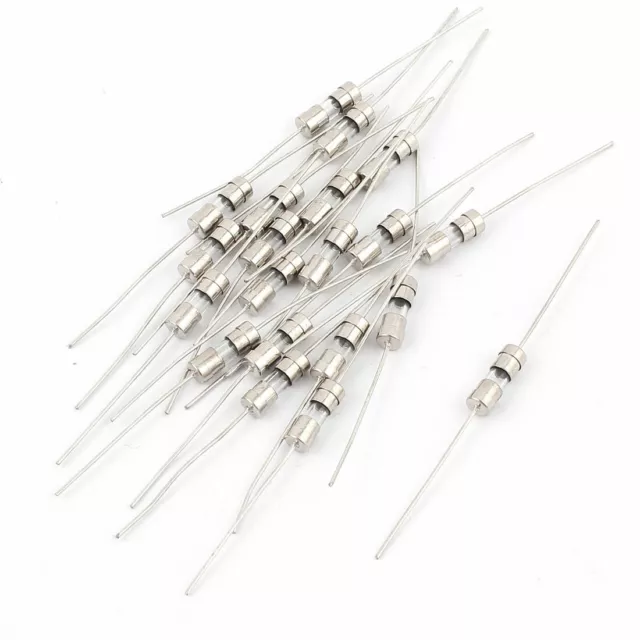 20pcs 250V 500mA Tube Fusible en verre Rapide soufflage intérimaire 4x11mm