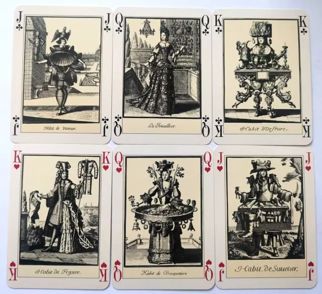 VINTAGE PLAYING CARDS Grimaud Vieux Metiers De France 52 & 2J & H Uk ...