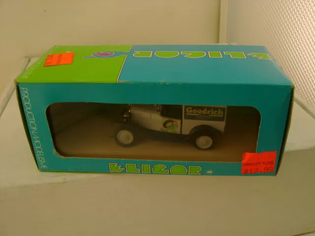 ELICOR 1:43 Gris Citroen 5 Cv Camionnette 1926 Goodrich #1011 Neuf en Boîte