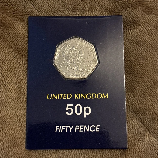 DDAY LANDINGS 2024 50p Coin Circulated £1.20 PicClick UK