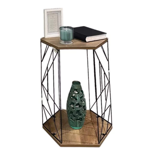 2 tier Cage Table Side Lamp Plant Table Hall Coffee Table Side Table Living Room