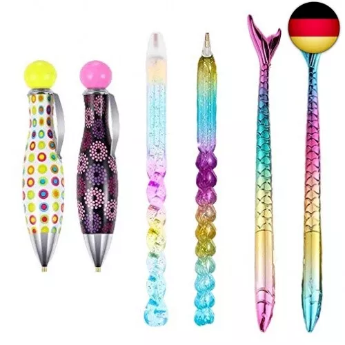 SNOWZAN 6 Stück Diamond Painting Zubehör Stift Werkzeug 5D Drill Pen Stift S