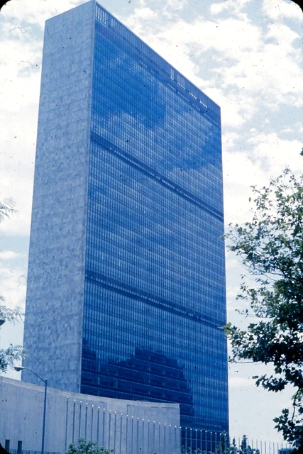 ONYC Original Slide - 1960's New York City Downtown Buildings & Architecture #75