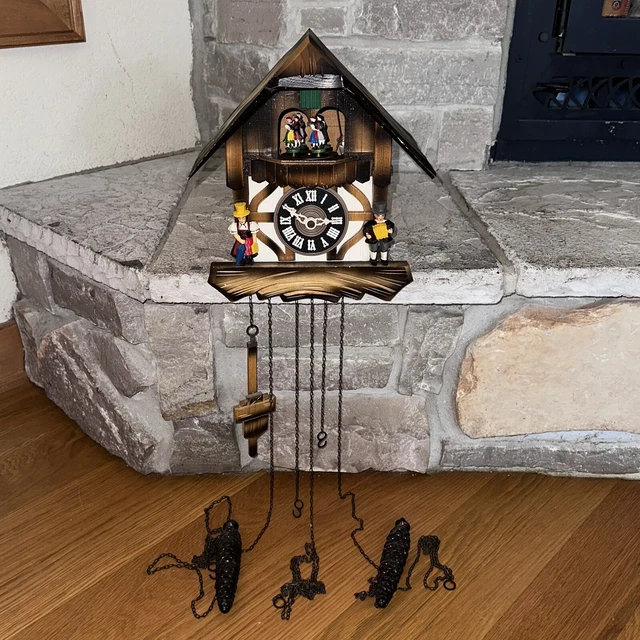 SCHWARZWALD REGULA 25 Cuckoo Clock Musical Dancers West Germany 1969 ...