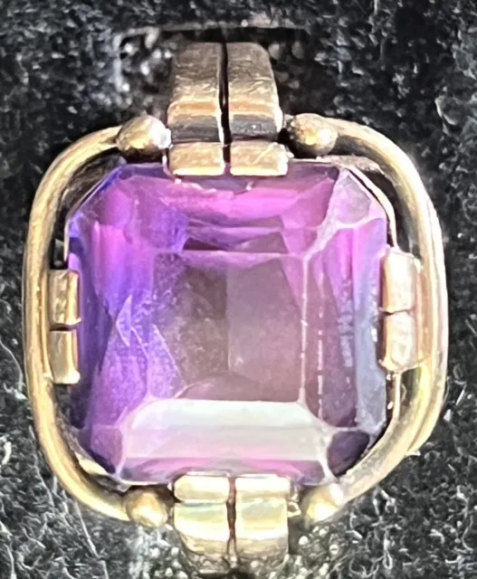 amethyst 14k gold ring antique