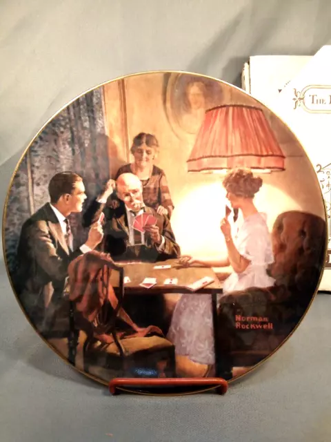 Porcelain plate "This is the Room That Light Made ".  The Edwin M.Knowles  Coll.