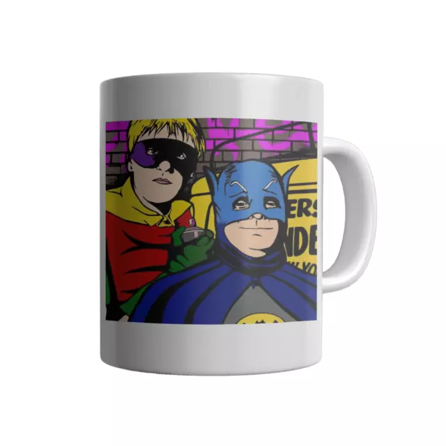 Personalised Limited Edition Only Fools And Horses Batman And Robin Cartoon Mug