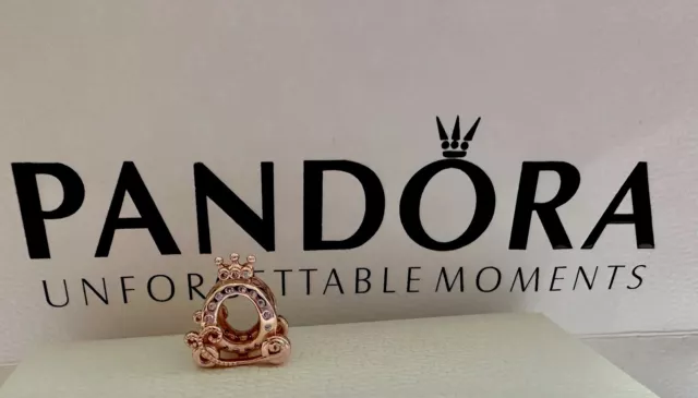 PANDORA Rose Crown O Carriage Authenthic Charm