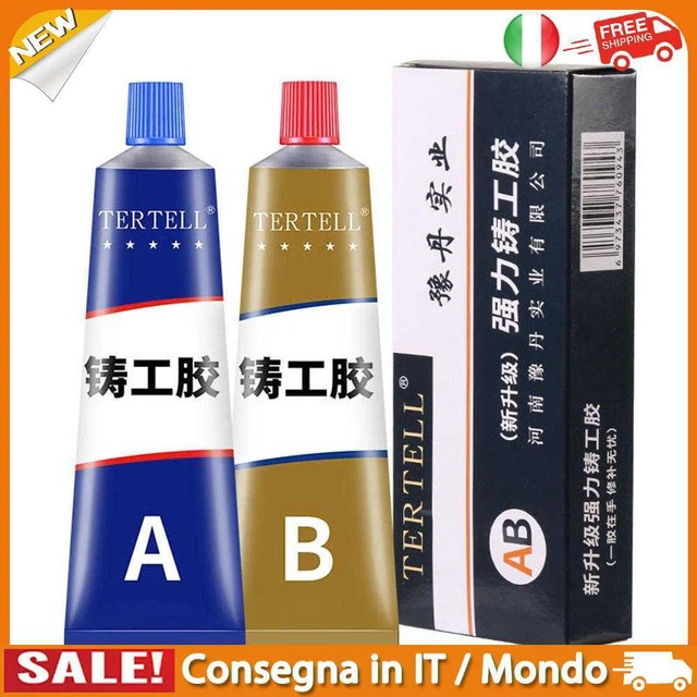 IT 2x AB Glue Metal Glue Cast Iron Repair Crackle Welding Agent Tool (20g)