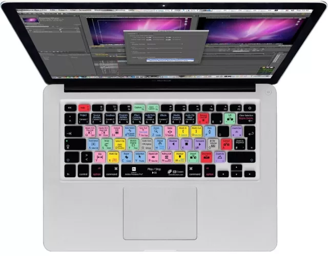 Tastatur-Abdeckung Shortcuts Hotkeys Skin für Adobe Premiere Pro MacBook Pro Air