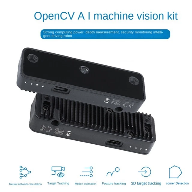 Fotocamera OAK-D-Lite 0,3 mp-13mp 60 fps/200 fps per rilevamento oggetti/profondità OpenCV Q4C1