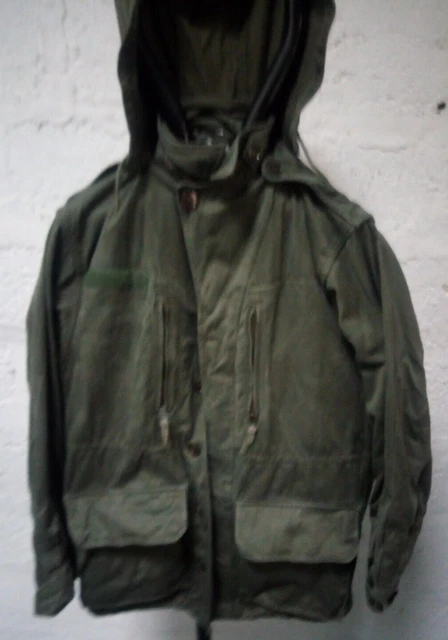 Veste De Combat Militaire Française - Treillis Satin - Taille 92C - Modèle 1972 - État Neuf