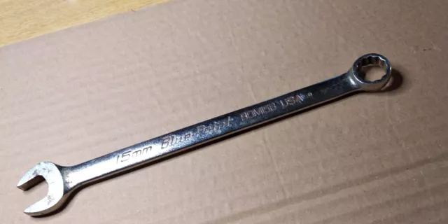 Blue Point BO15B 15mm Combination Spanner Wrench Made in USA Loc: UK