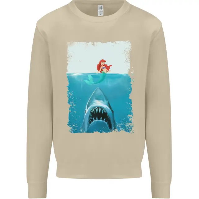 Felpa maglione da uomo Funny Shark Parody Scuba Diving 7