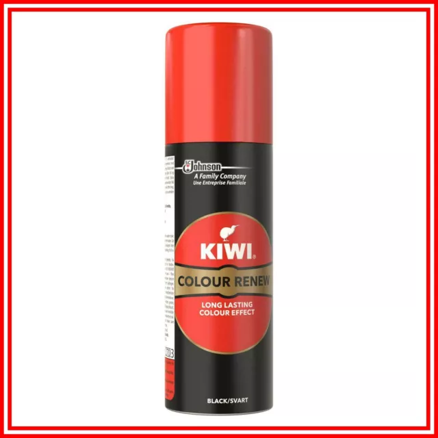 Kiwi suede and hot sale nubuck renovator black